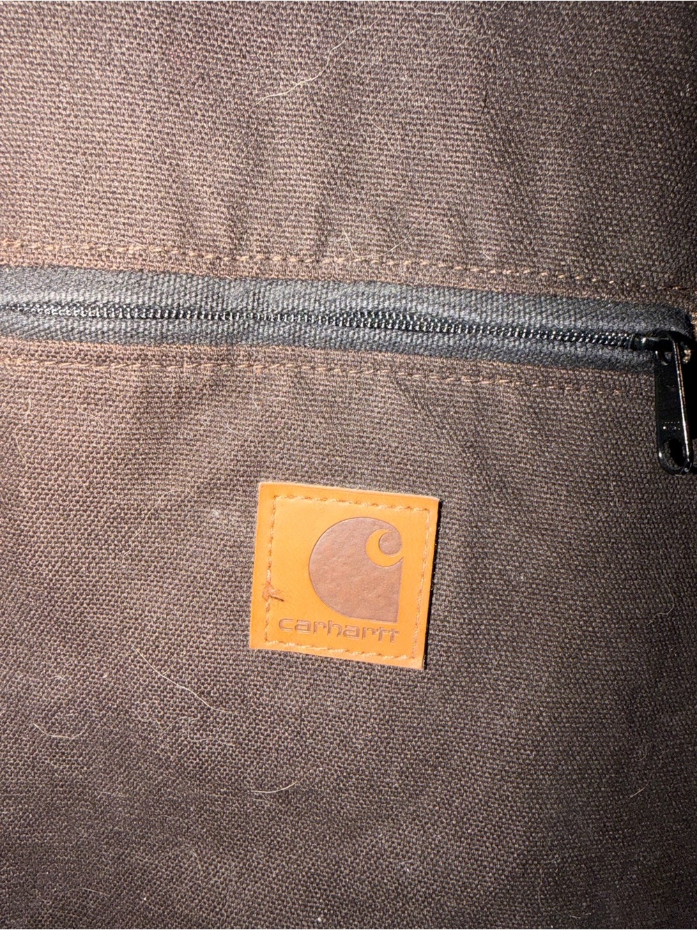 Vintage 90’s Carhartt Sandstone Detroit Lined J97 DKB Jacket - Picture 4 of 5